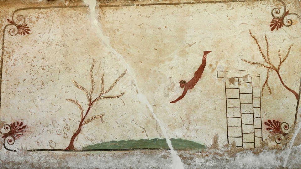 Im antiken Griechenland gehörte Schwimmen zur Bildung | Bildquelle: dpa images/swim/info_grece.jpg
