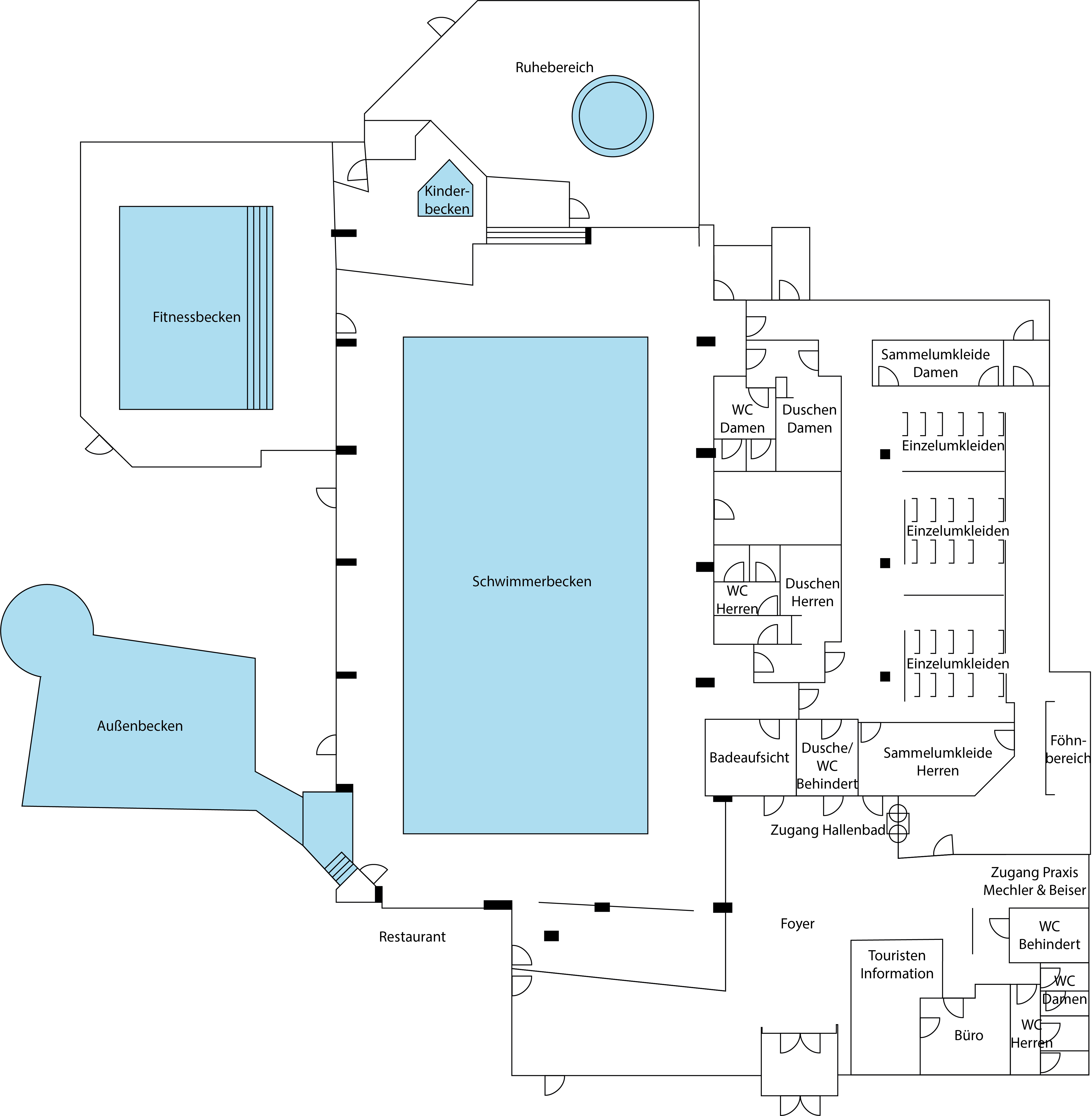 Gebäudeplan Katzenbuckel-Therme